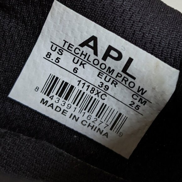 APL Techloom Pro Sneakers In Black / Bleached Pink Size 8.5 - Picture 11 of 16